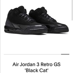 retro 5 black cat